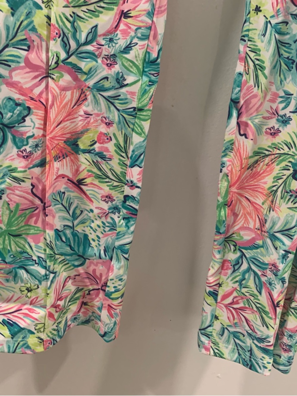 St. Peter's Sport Tropical Print Pants in Pink, Teal & Green - Picture 3 of 8